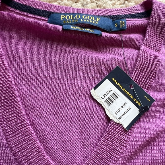 Ralph Lauren golf purple sweater - Picture 3 of 3